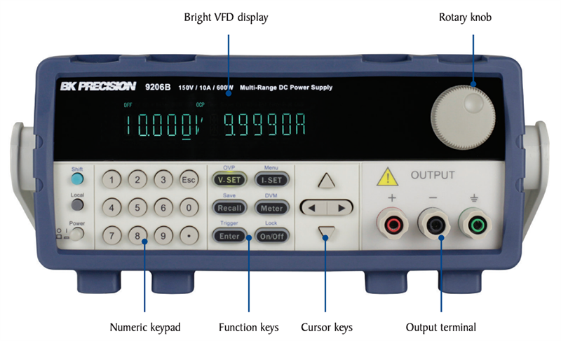 B&K Precision Model 9200B Multi-Range DC Power Supplies B&K Precision Model 9200B Multi-Range DC Power Supplies